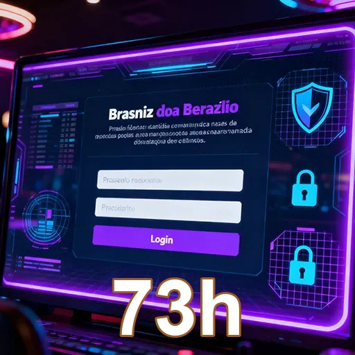 Interface do cassino 73h com slot games atraentes