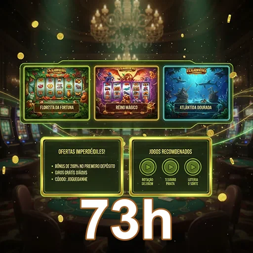 Exploração da floresta do reino Atlantis em 73h, revelando sua beleza mística.