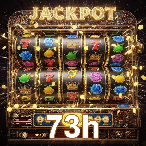 Imagem do jogo de slot Jackpot no site 73h, apresentando gráficos vibrantes e símbolos premiados.